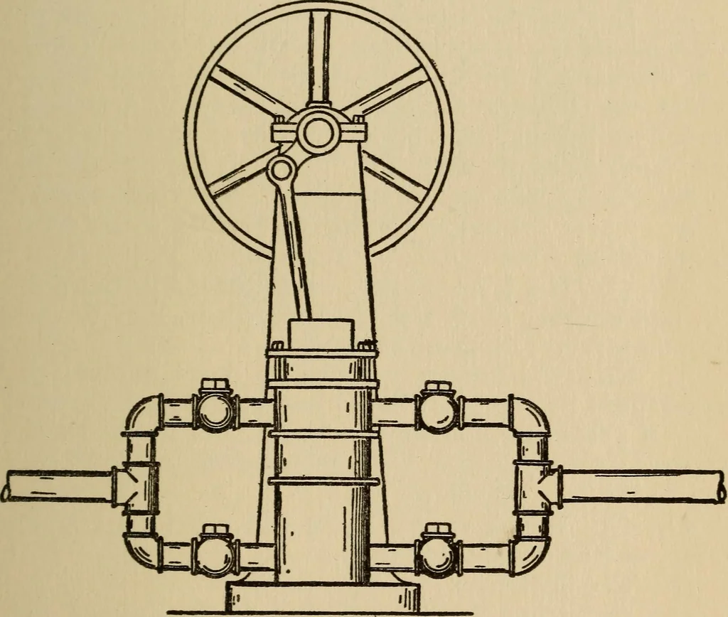 An illustration from Questions and answers on pumps and pumping machinery, 1912, leaf 22