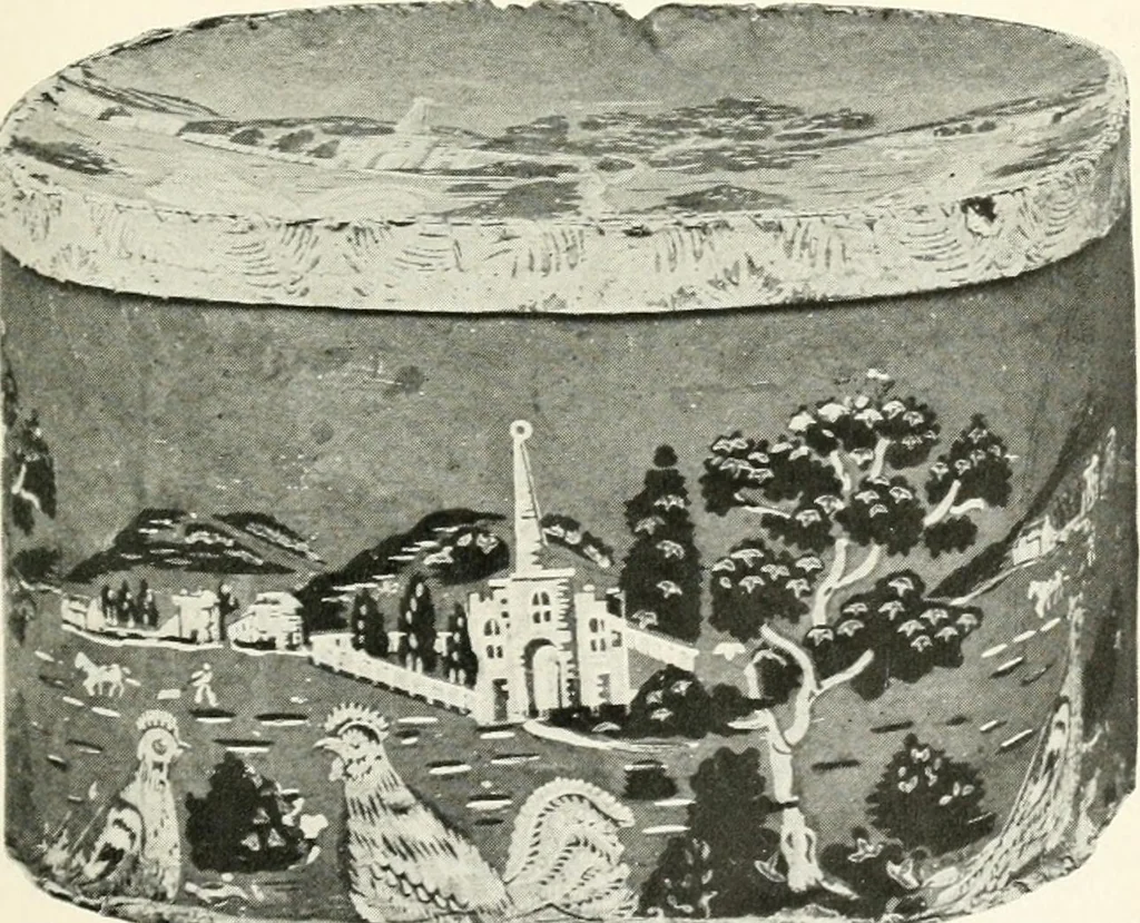 An illustration from The quest of the quaint, 1916, leaf 18
