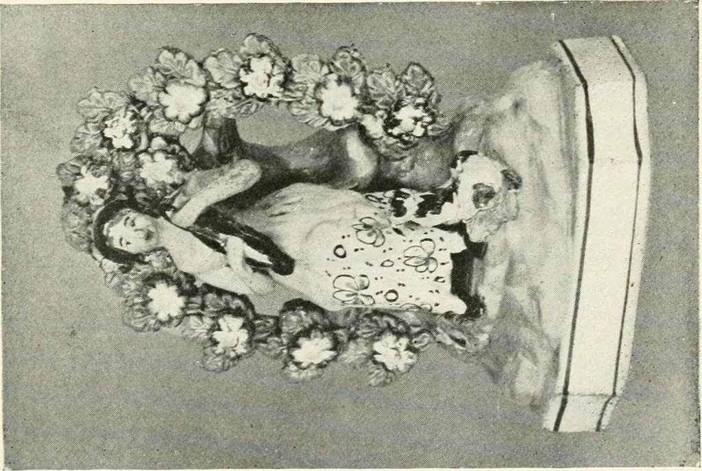An illustration from The quest of the quaint, 1916, leaf 300