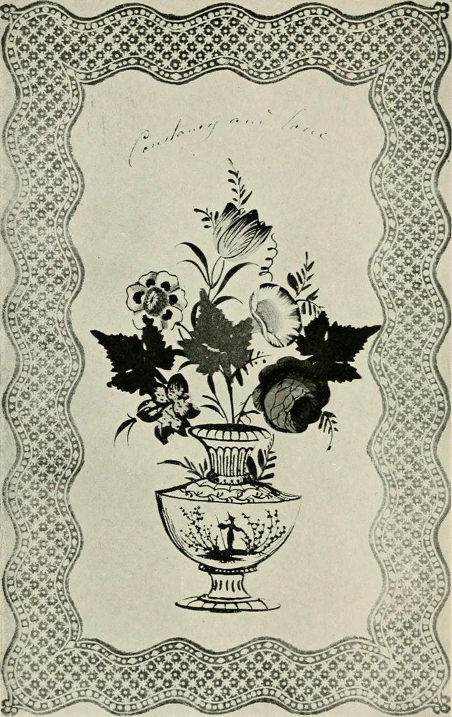 An illustration from The quest of the quaint, 1916, leaf 7