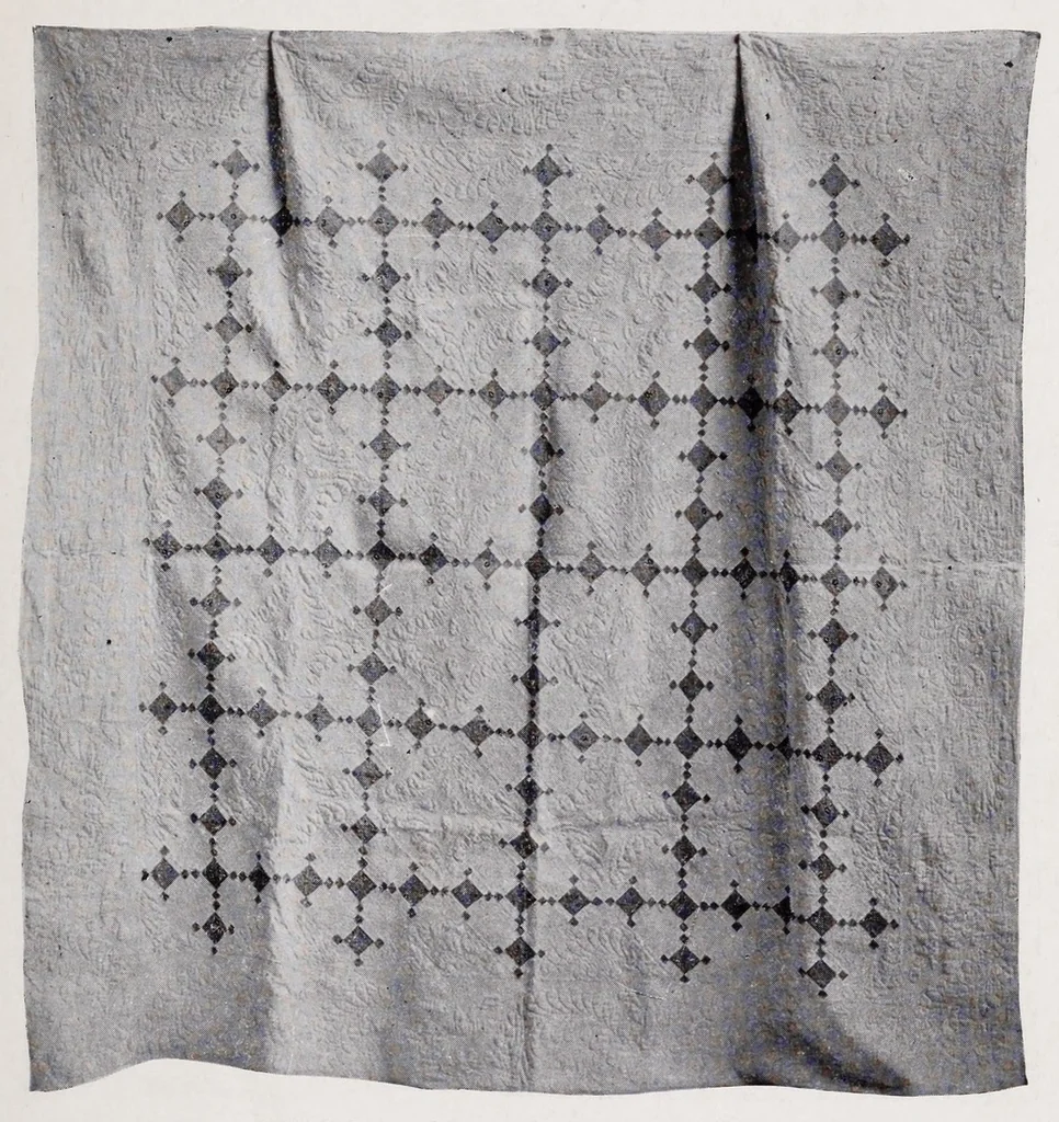 An illustration from Quilts, their story and how to make them, 1915, leaf 123