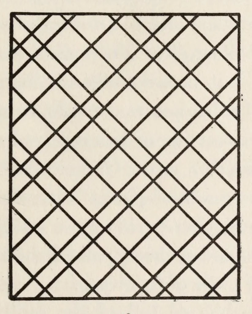 An illustration from Quilts, their story and how to make them, 1915, leaf 197