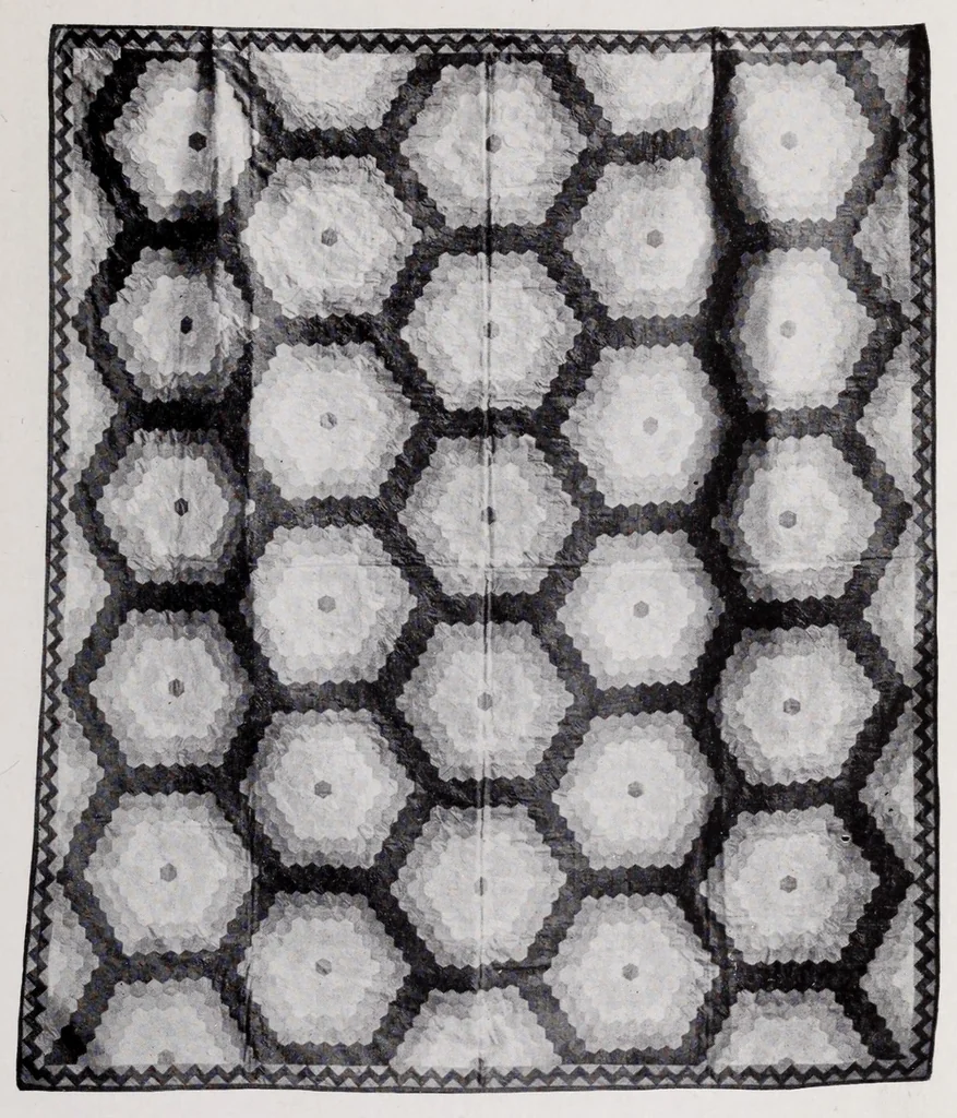 An illustration from Quilts, their story and how to make them, 1915, leaf 243