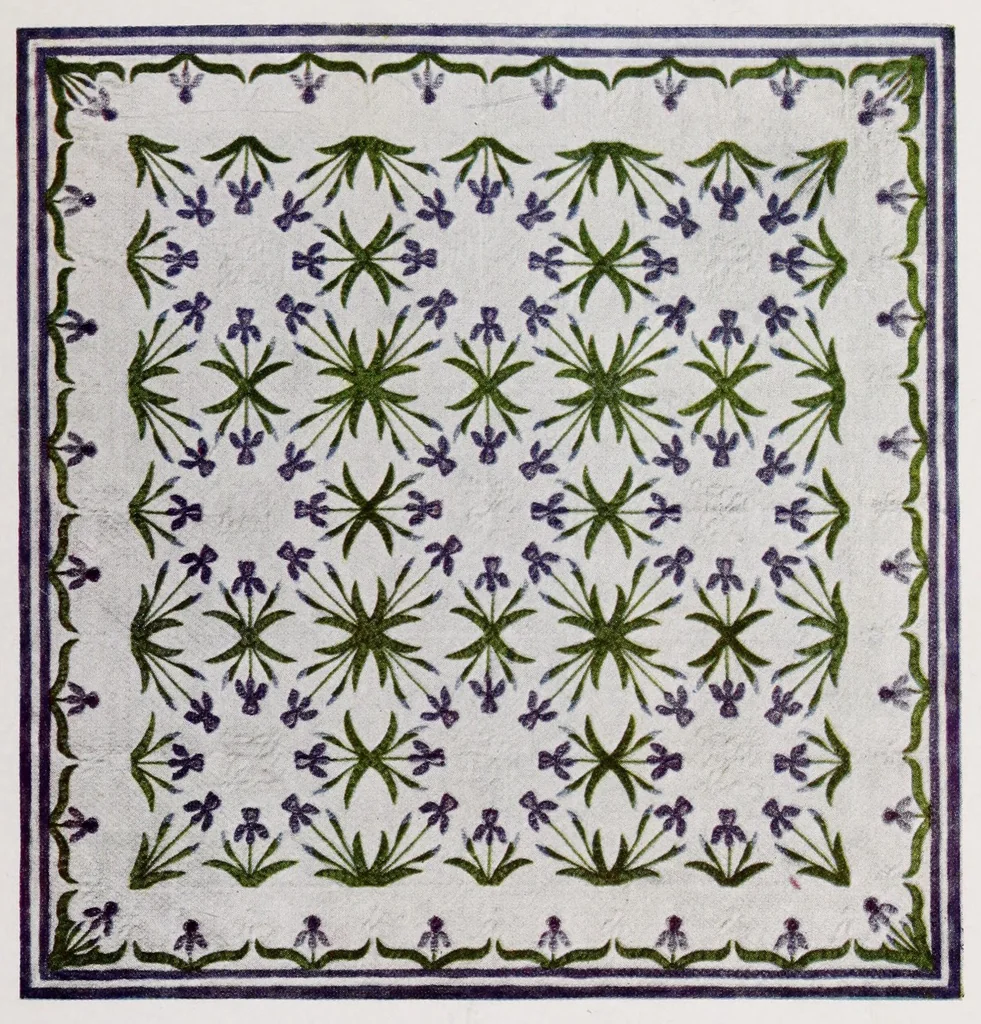 An illustration from Quilts, their story and how to make them, 1915, leaf 41