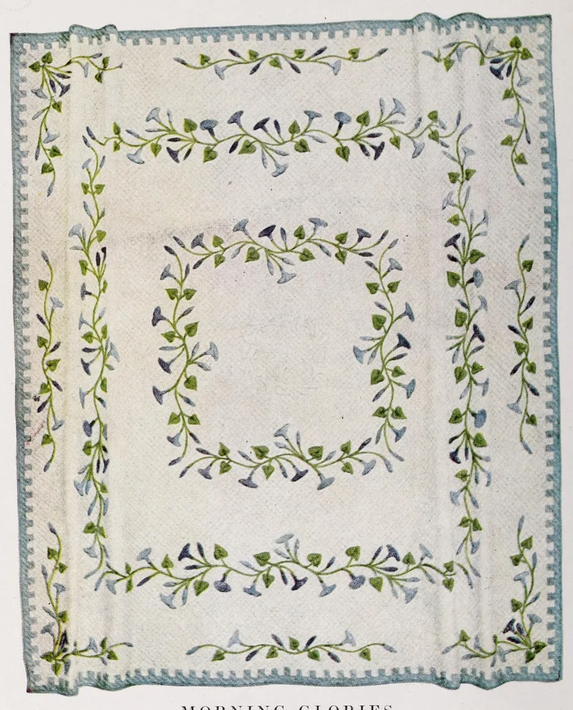 An illustration from Quilts, their story and how to make them, 1915, leaf 92