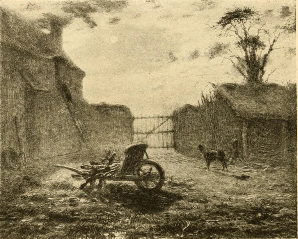 An illustration from Quincy Adams Shaw collection : Italian Renaissance sculpturee : paintings and pastels by Jean François Millet : exhibition opening April 18, 1918, 1918, leaf 101