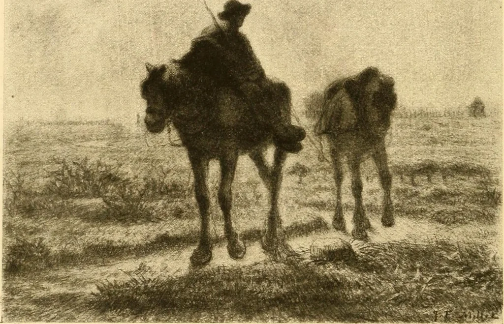 An illustration from Quincy Adams Shaw collection : Italian Renaissance sculpturee : paintings and pastels by Jean François Millet : exhibition opening April 18, 1918, 1918, leaf 107