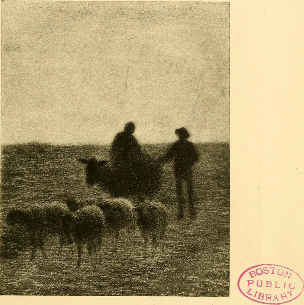 An illustration from Quincy Adams Shaw collection : Italian Renaissance sculpturee : paintings and pastels by Jean François Millet : exhibition opening April 18, 1918, 1918, leaf 110