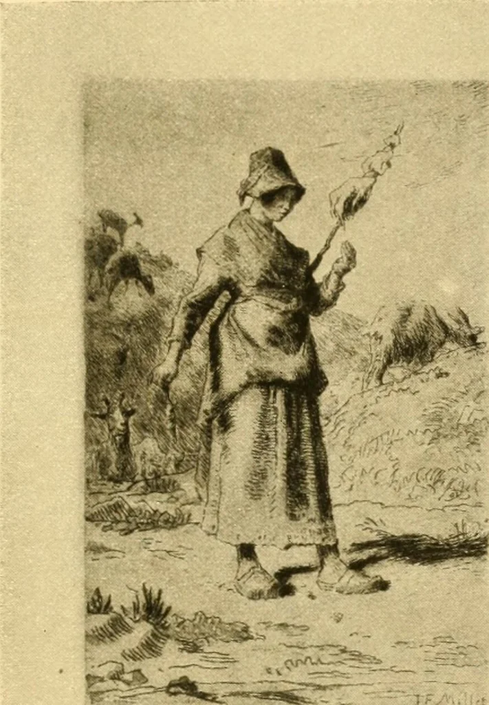 An illustration from Quincy Adams Shaw collection : Italian Renaissance sculpturee : paintings and pastels by Jean François Millet : exhibition opening April 18, 1918, 1918, leaf 114