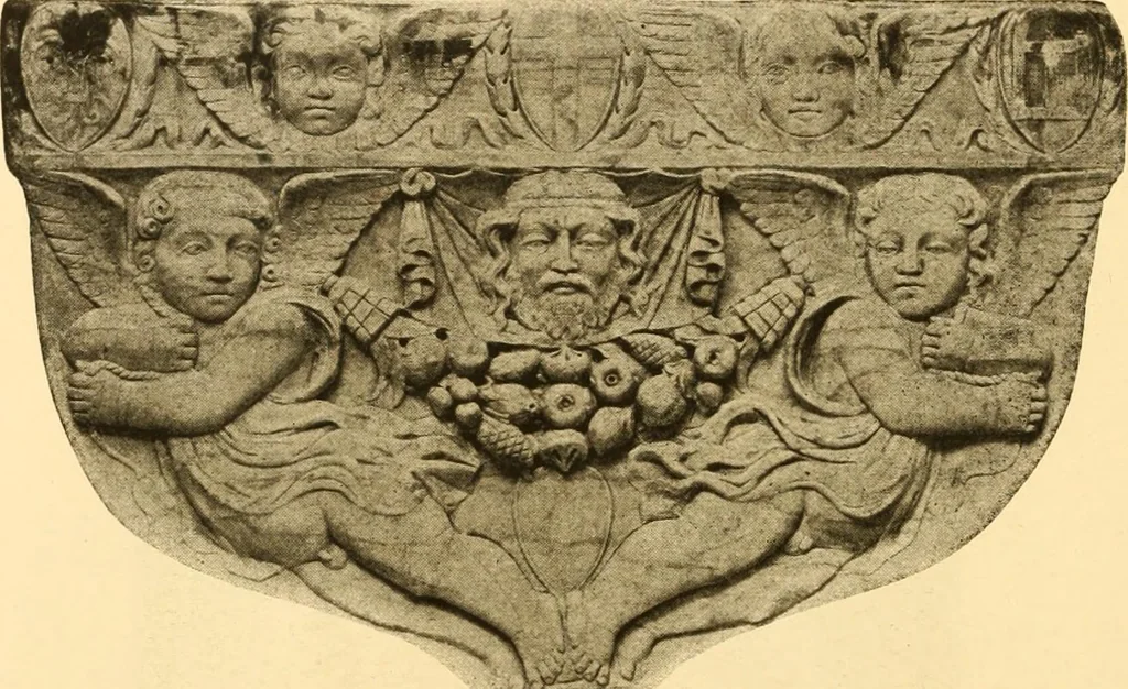 An illustration from Quincy Adams Shaw collection : Italian Renaissance sculpturee : paintings and pastels by Jean François Millet : exhibition opening April 18, 1918, 1918, leaf 45