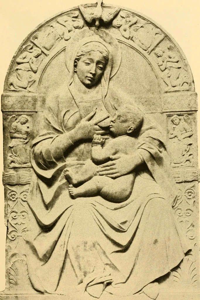 An illustration from Quincy Adams Shaw collection : Italian Renaissance sculpturee : paintings and pastels by Jean François Millet : exhibition opening April 18, 1918, 1918, leaf 48