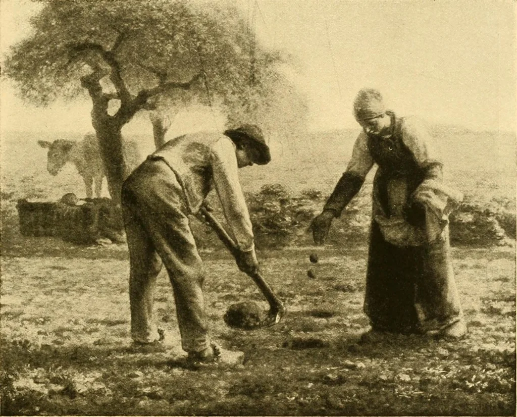 An illustration from Quincy Adams Shaw collection : Italian Renaissance sculpturee : paintings and pastels by Jean François Millet : exhibition opening April 18, 1918, 1918, leaf 58