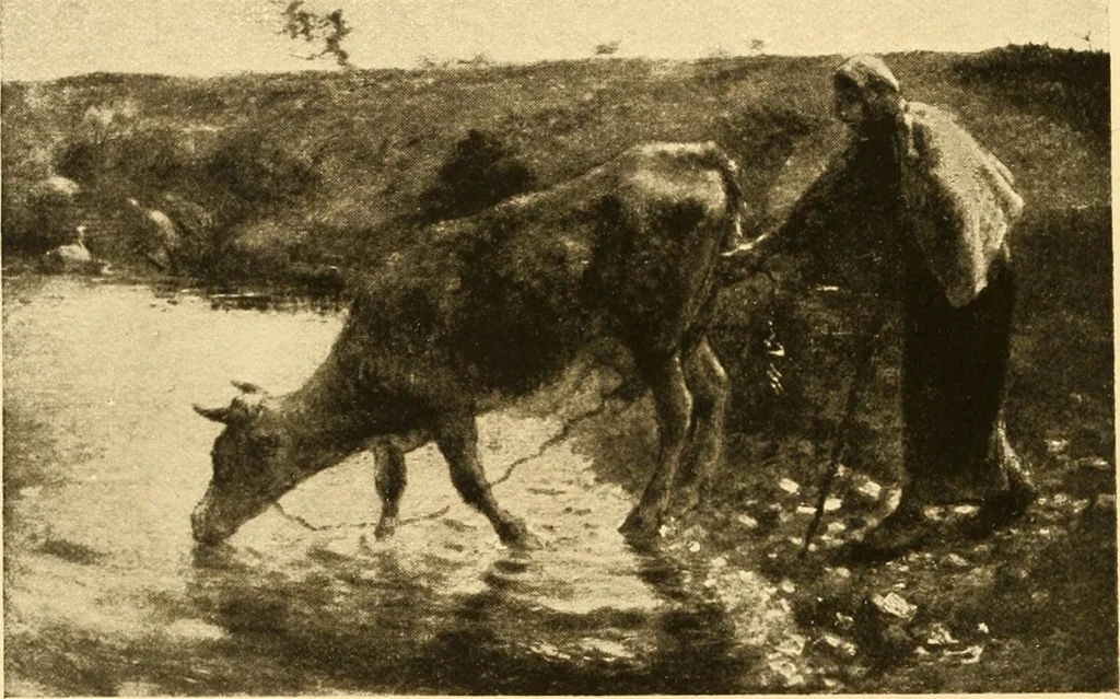 An illustration from Quincy Adams Shaw collection : Italian Renaissance sculpturee : paintings and pastels by Jean François Millet : exhibition opening April 18, 1918, 1918, leaf 61