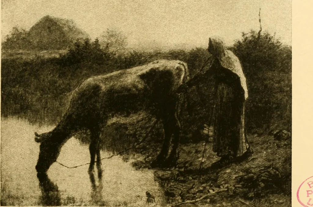 An illustration from Quincy Adams Shaw collection : Italian Renaissance sculpturee : paintings and pastels by Jean François Millet : exhibition opening April 18, 1918, 1918, leaf 62
