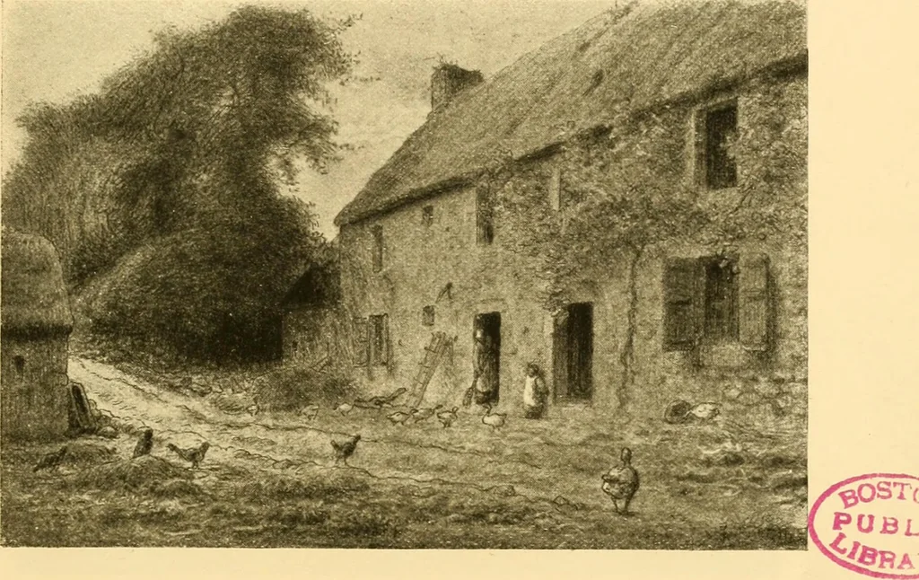 An illustration from Quincy Adams Shaw collection : Italian Renaissance sculpturee : paintings and pastels by Jean François Millet : exhibition opening April 18, 1918, 1918, leaf 84