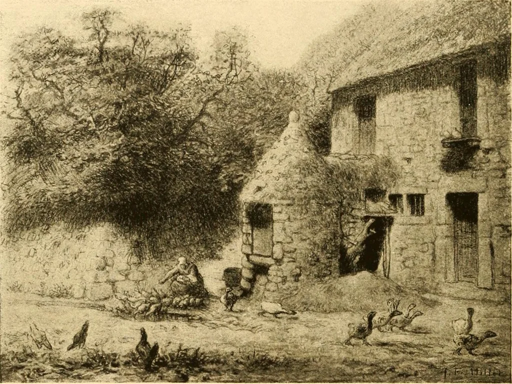 An illustration from Quincy Adams Shaw collection : Italian Renaissance sculpturee : paintings and pastels by Jean François Millet : exhibition opening April 18, 1918, 1918, leaf 85