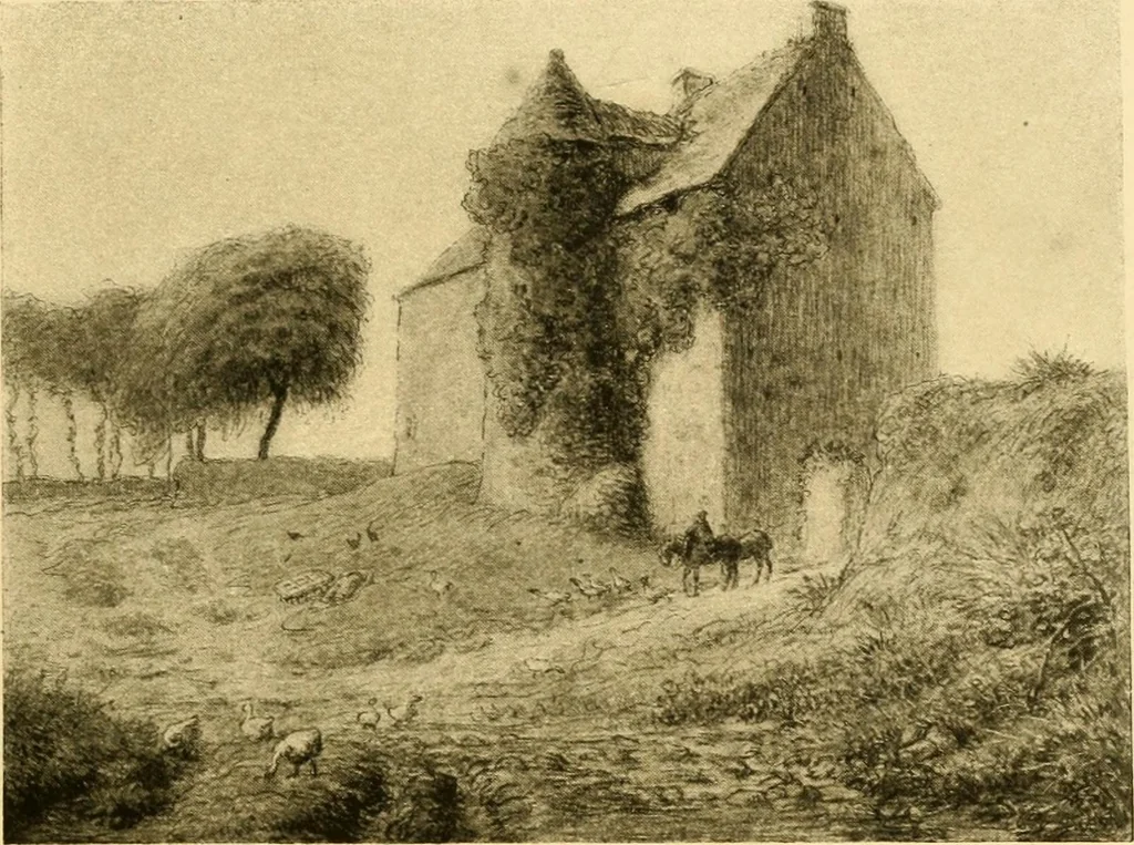 An illustration from Quincy Adams Shaw collection : Italian Renaissance sculpturee : paintings and pastels by Jean François Millet : exhibition opening April 18, 1918, 1918, leaf 86
