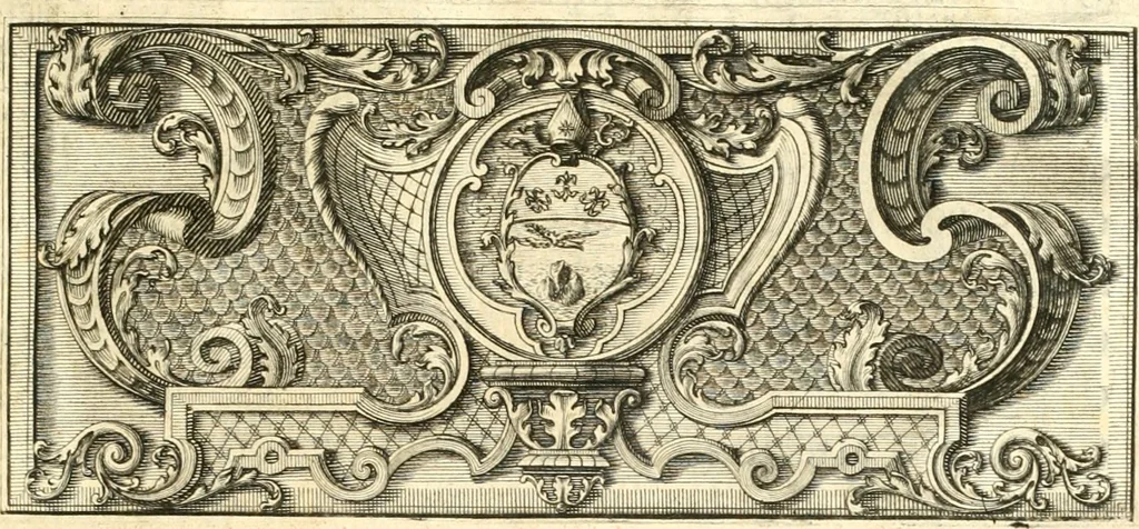 An illustration from Quinquagena symbolica, in praecipua capita, et dogmata sacrae regulae SS. monachorum patris & legislatoris Benedicti, omnium justorum spiritu pleni : tanquam vera effigies reverendissimi perillustris ac amplissimi domini, domini Chrysostomi ... : inter ipsa sacerdotij Jubilei solemnia die 23. Julij orbi exhibita ab eXVLtantIbVs DeVotIs LILIgerI greMII sVI fILIIs : inseritur Conspectus edendorum fastorum campililiensium, 1741, leaf 8