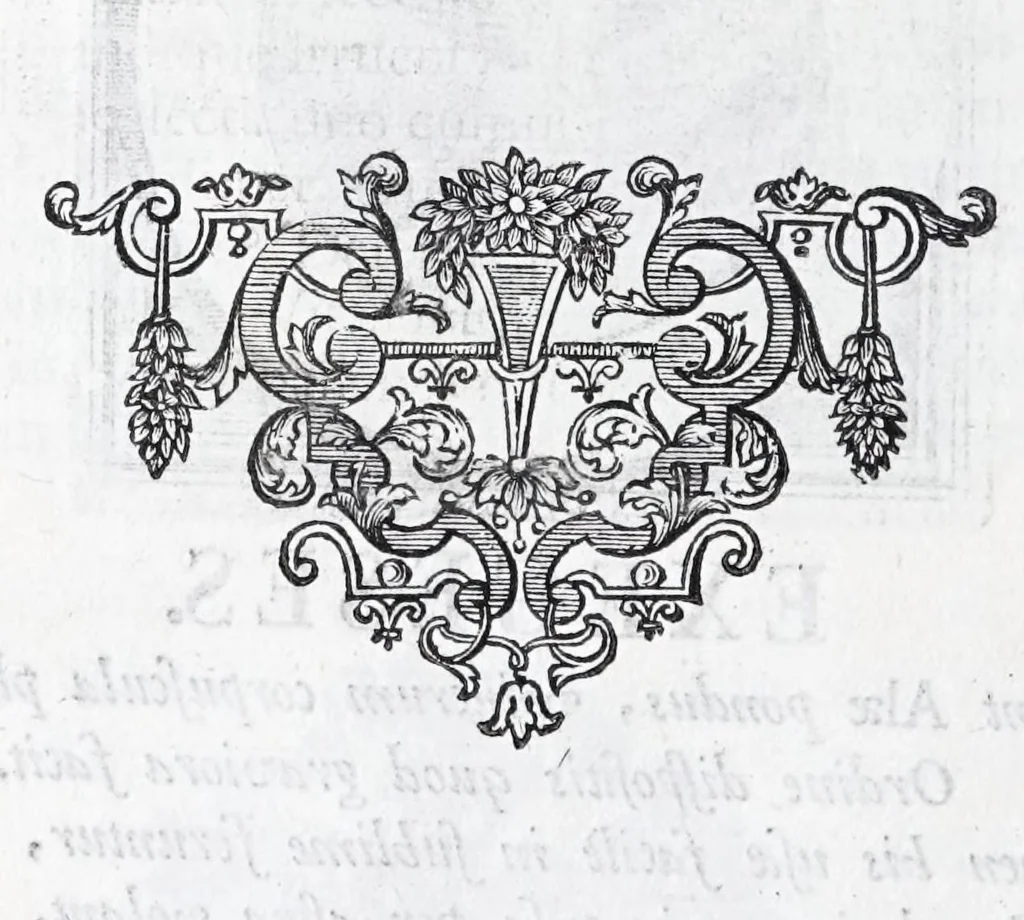 An illustration from Quinquagena symbolorum heroica, in praecipua capita et dogmata S. regulae sanctissimi monachorum patris et legislatoris Benedicti, omnium justorum spiritu pleni : ad recolligendum animum horis succisivis concepta, et exegesibus brevibus metrico-prosaicis asceticis illustrata, 1741, leaf 18