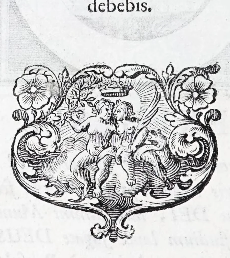 An illustration from Quinquagena symbolorum heroica, in praecipua capita et dogmata S. regulae sanctissimi monachorum patris et legislatoris Benedicti, omnium justorum spiritu pleni : ad recolligendum animum horis succisivis concepta, et exegesibus brevibus metrico-prosaicis asceticis illustrata, 1741, leaf 28