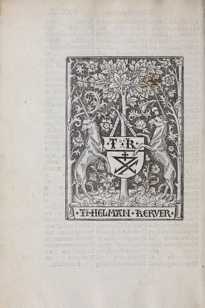 An illustration from Quinti Horatii Flacci de arte poetica opusculum aureum : ab ascensio familiariter expositum, 1500, leaf 90