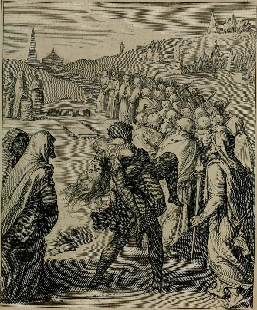 An illustration from Quinti Horatii Flacci emblemata : imaginibus in aes incisis, notisq[ue], illustrata, 1612, leaf 136