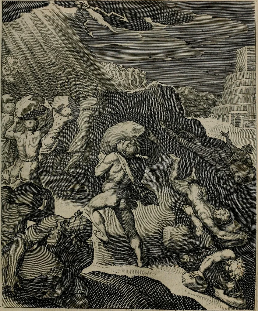 An illustration from Quinti Horatii Flacci emblemata : imaginibus in aes incisis, notisq[ue], illustrata, 1612, leaf 178