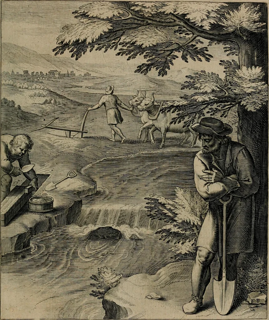 An illustration from Quinti Horatii Flacci emblemata : imaginibus in aes incisis, notisq[ue], illustrata, 1612, leaf 38