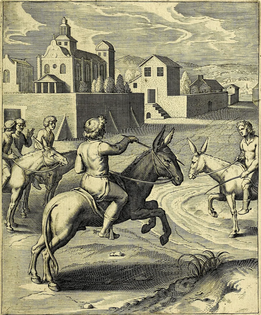 An illustration from Quinti Horatii Flacci emblemata imaginibus in æs incis, notisq́; illustrata, 1612, leaf 122