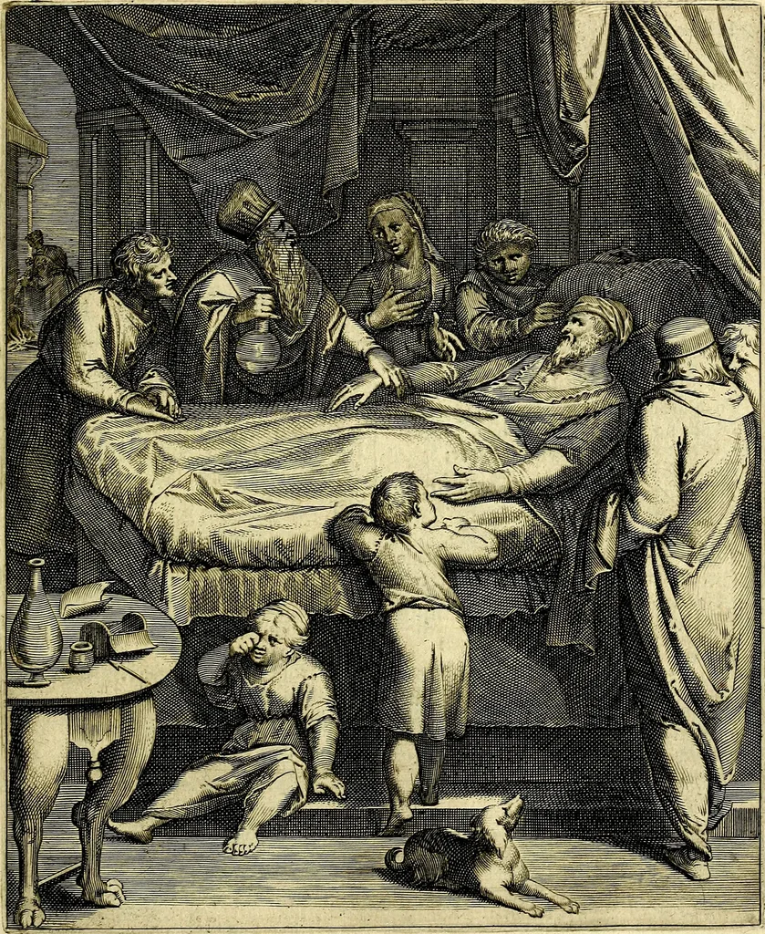 An illustration from Quinti Horatii Flacci emblemata imaginibus in æs incis, notisq́; illustrata, 1612, leaf 124