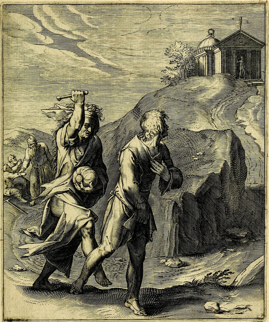 An illustration from Quinti Horatii Flacci emblemata imaginibus in æs incis, notisq́; illustrata, 1612, leaf 140