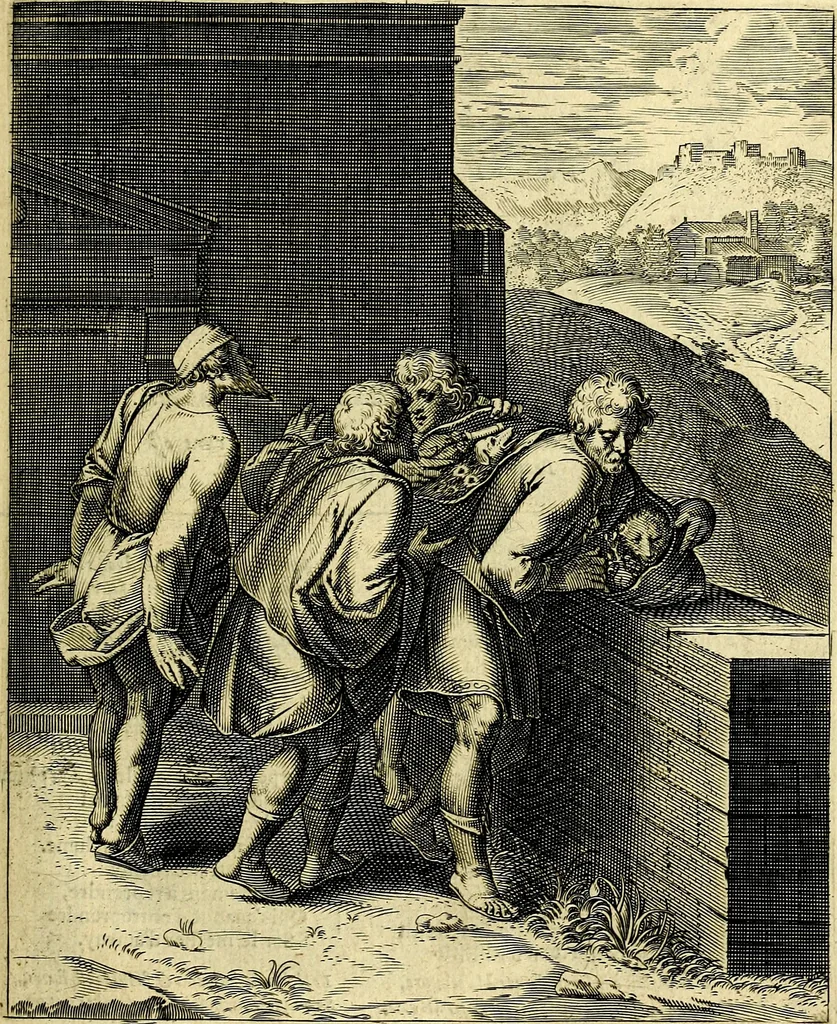 An illustration from Quinti Horatii Flacci emblemata imaginibus in æs incis, notisq́; illustrata, 1612, leaf 150