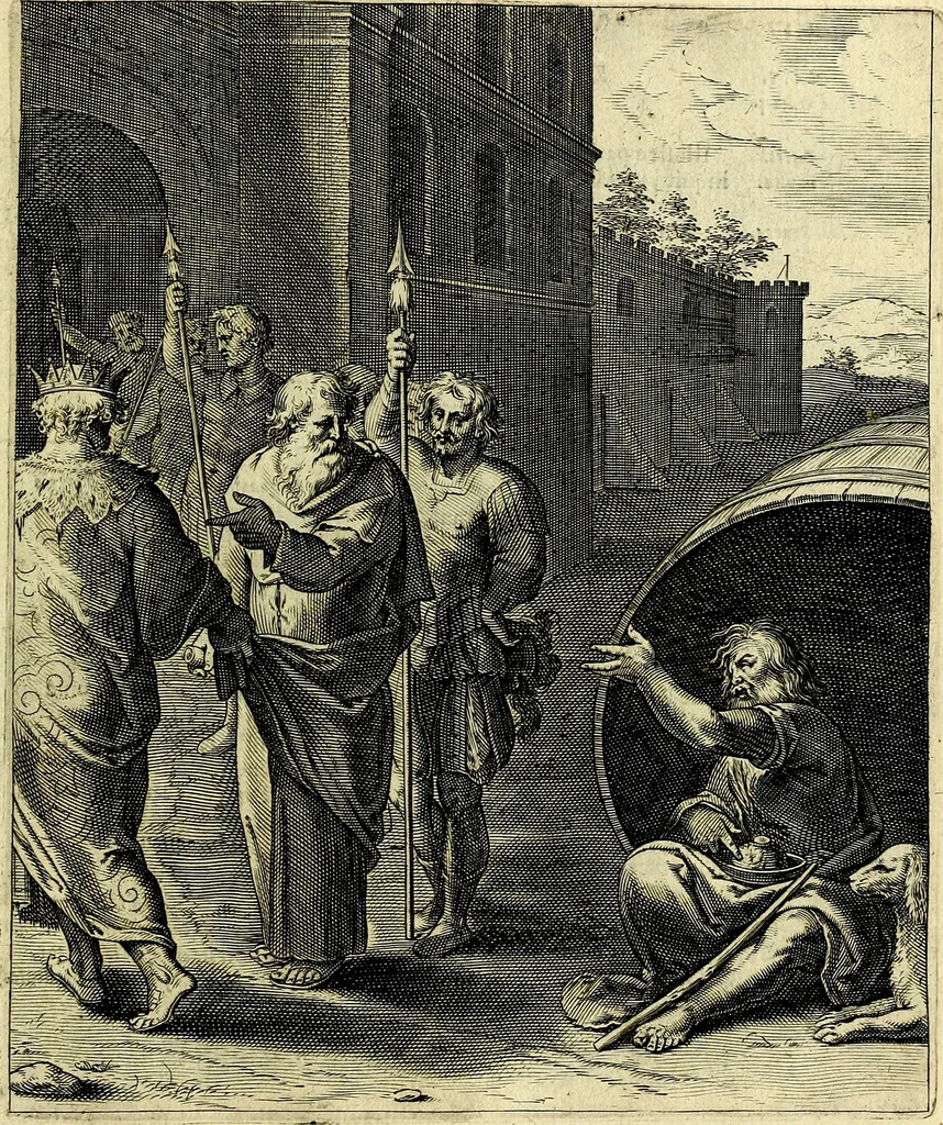 An illustration from Quinti Horatii Flacci emblemata imaginibus in æs incis, notisq́; illustrata, 1612, leaf 156