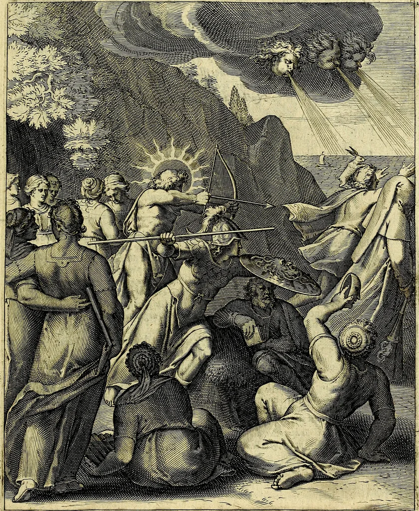 An illustration from Quinti Horatii Flacci emblemata imaginibus in æs incis, notisq́; illustrata, 1612, leaf 162