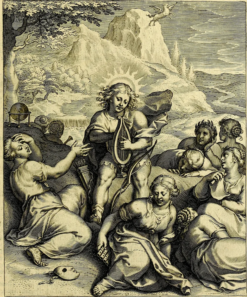An illustration from Quinti Horatii Flacci emblemata imaginibus in æs incis, notisq́; illustrata, 1612, leaf 166