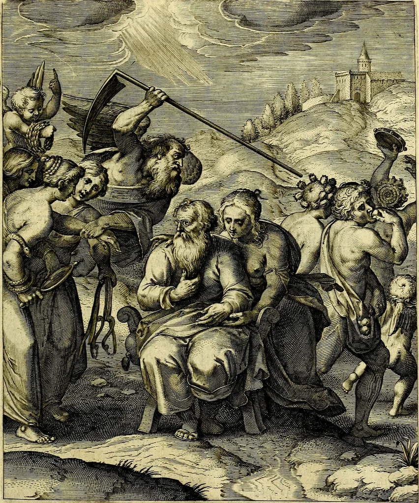 An illustration from Quinti Horatii Flacci emblemata imaginibus in æs incis, notisq́; illustrata, 1612, leaf 168