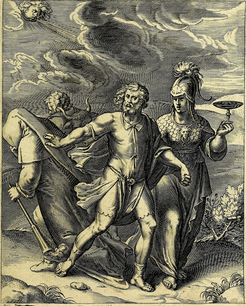 An illustration from Quinti Horatii Flacci emblemata imaginibus in æs incis, notisq́; illustrata, 1612, leaf 172