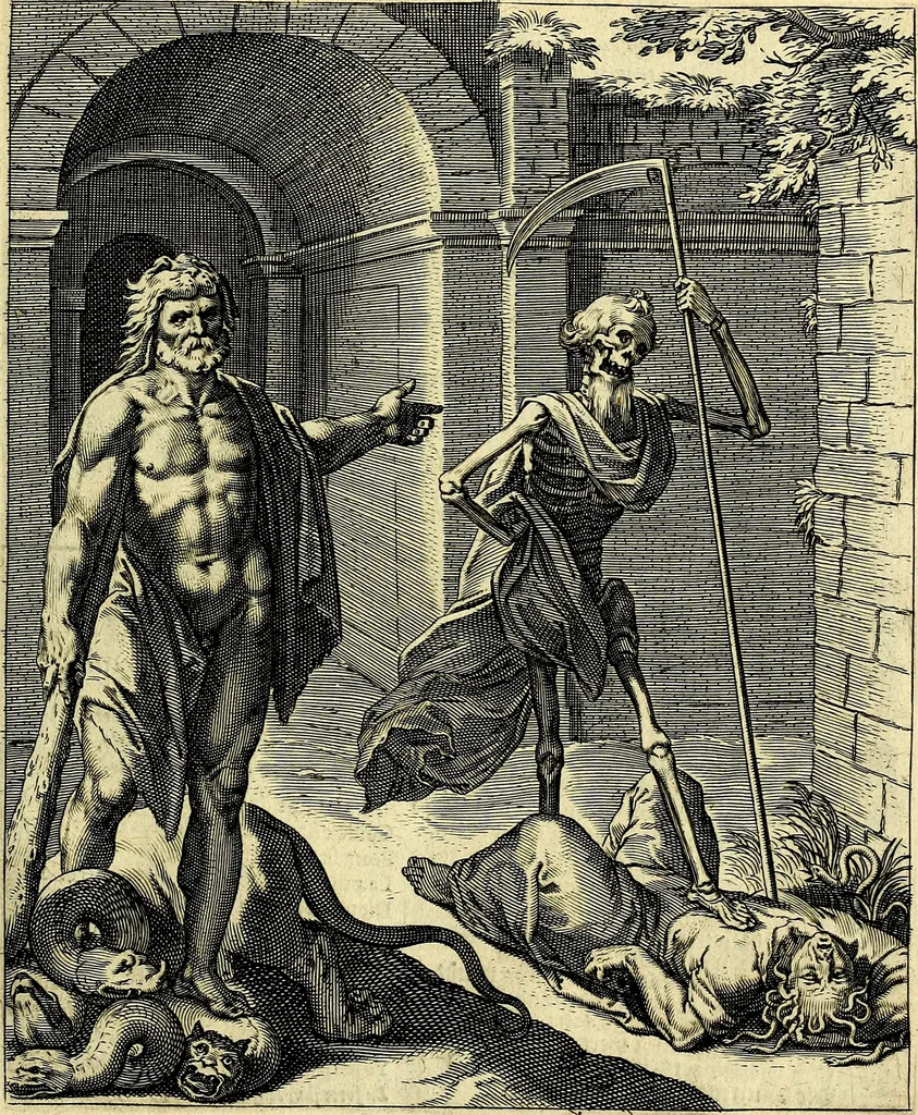 An illustration from Quinti Horatii Flacci emblemata imaginibus in æs incis, notisq́; illustrata, 1612, leaf 178