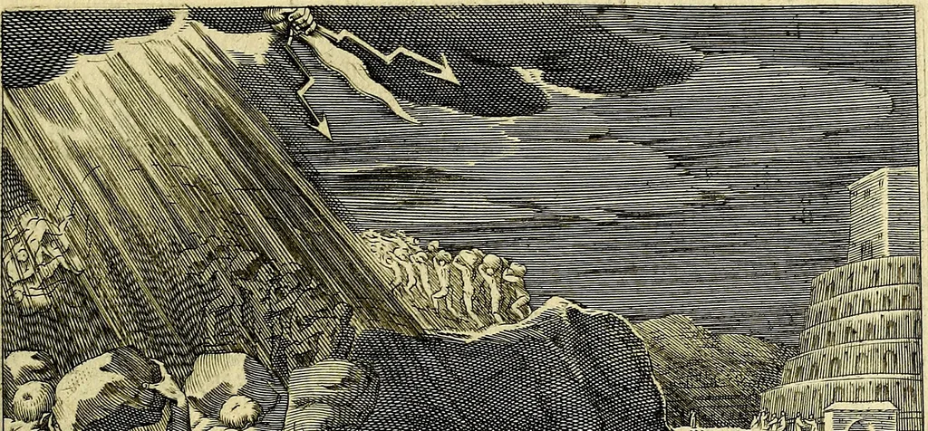 An illustration from Quinti Horatii Flacci emblemata imaginibus in æs incis, notisq́; illustrata, 1612, leaf 180