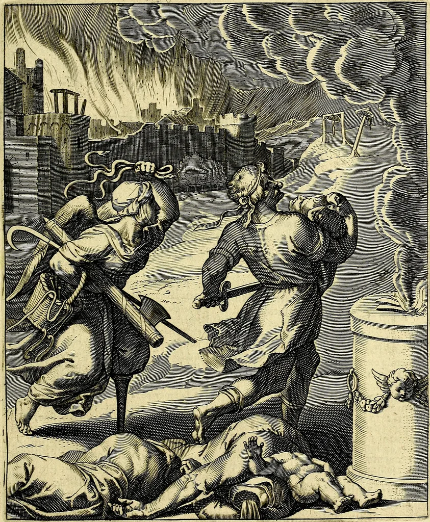 An illustration from Quinti Horatii Flacci emblemata imaginibus in æs incis, notisq́; illustrata, 1612, leaf 186