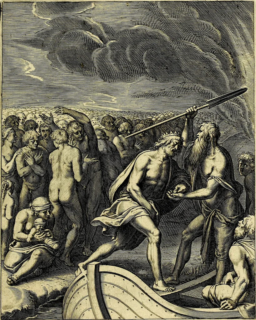 An illustration from Quinti Horatii Flacci emblemata imaginibus in æs incis, notisq́; illustrata, 1612, leaf 204
