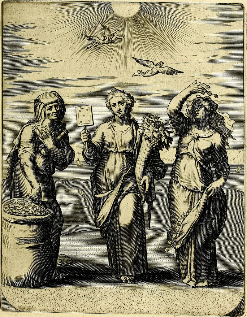 An illustration from Quinti Horatii Flacci emblemata imaginibus in æs incis, notisq́; illustrata, 1612, leaf 24