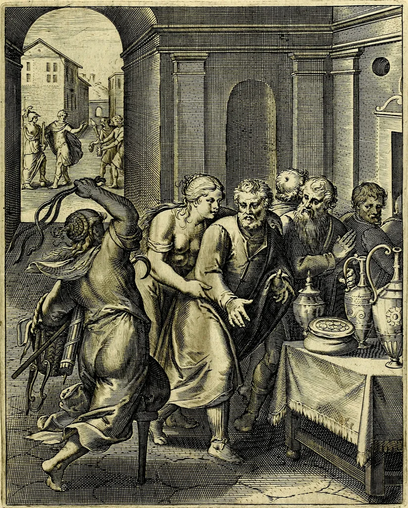 An illustration from Quinti Horatii Flacci emblemata imaginibus in æs incis, notisq́; illustrata, 1612, leaf 32