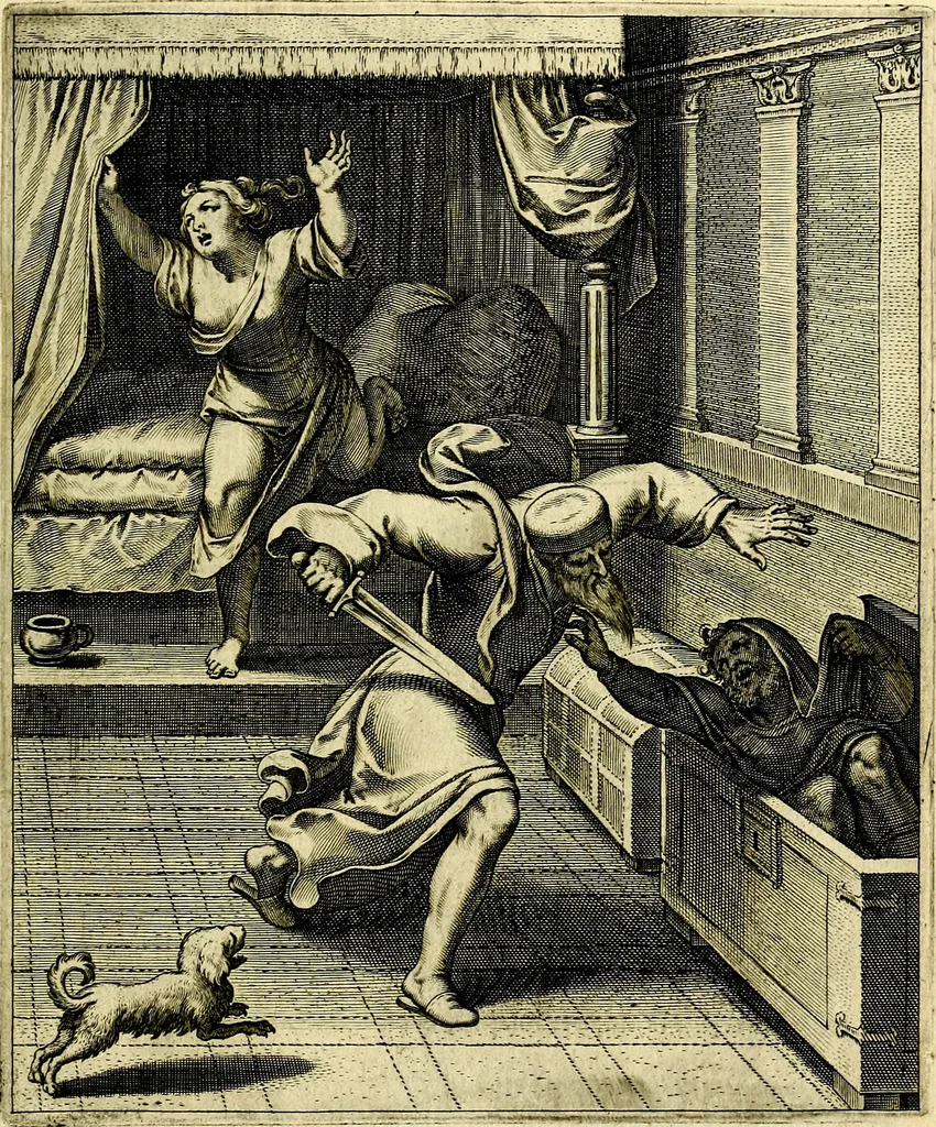 An illustration from Quinti Horatii Flacci emblemata imaginibus in æs incis, notisq́; illustrata, 1612, leaf 34