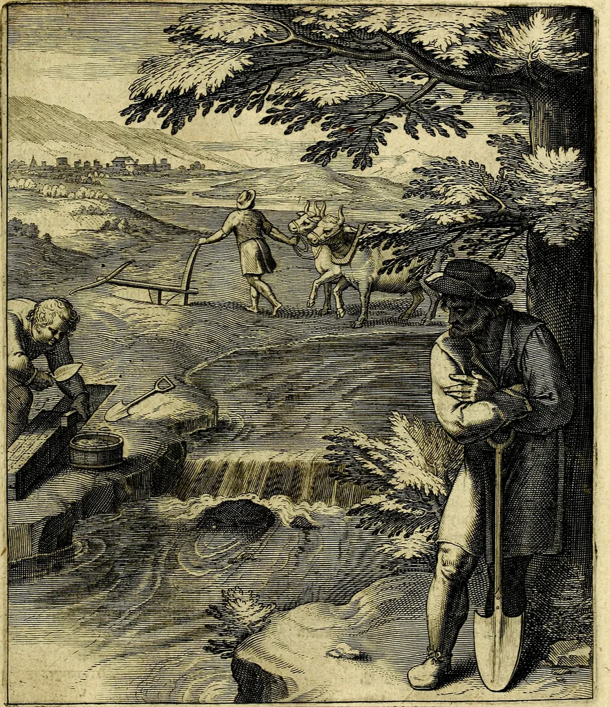 An illustration from Quinti Horatii Flacci emblemata imaginibus in æs incis, notisq́; illustrata, 1612, leaf 38