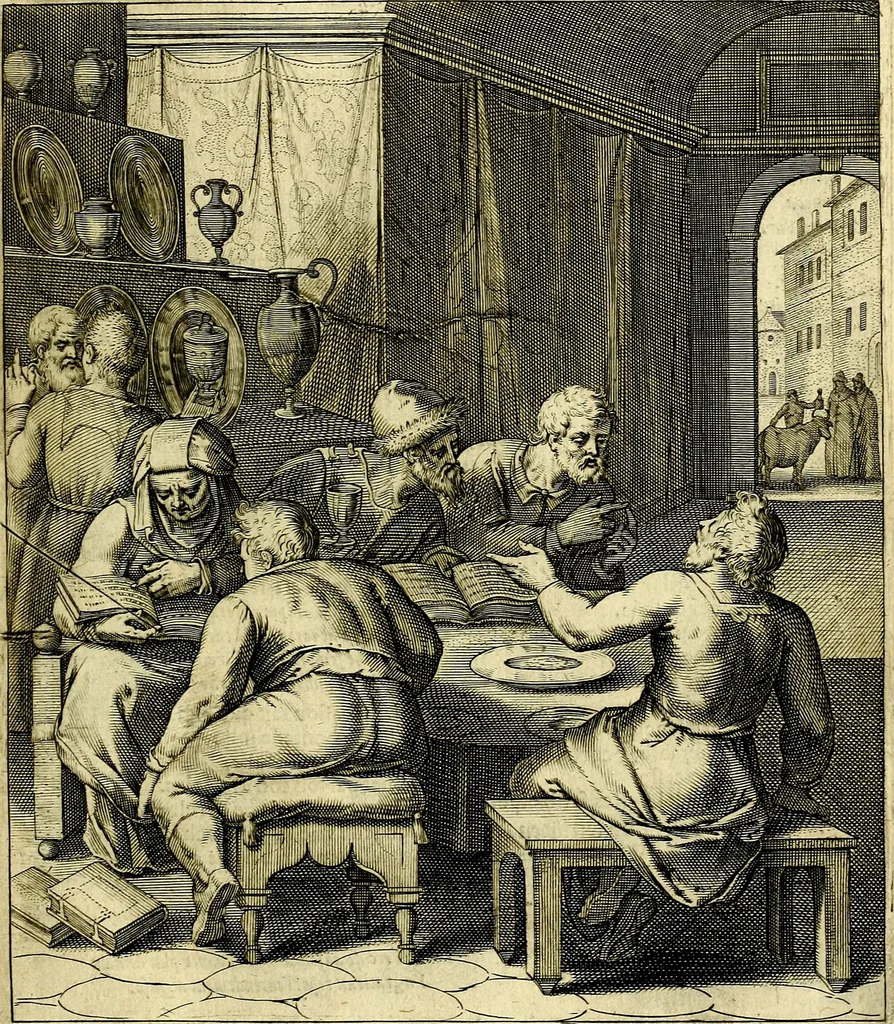 An illustration from Quinti Horatii Flacci emblemata imaginibus in æs incis, notisq́; illustrata, 1612, leaf 70