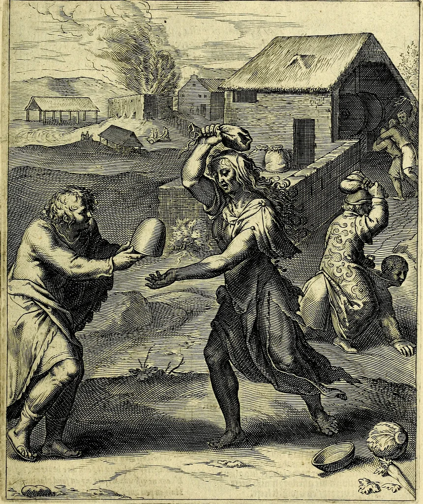 An illustration from Quinti Horatii Flacci emblemata imaginibus in æs incis, notisq́; illustrata, 1612, leaf 90