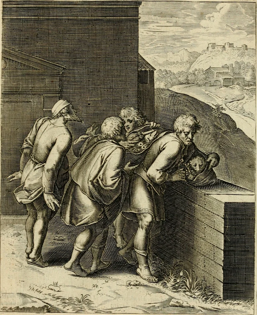 An illustration from Quinti Horatij Flacci Emblemata : imaginibus in aes incisis, notis[que] illustrata, 1612, leaf 148