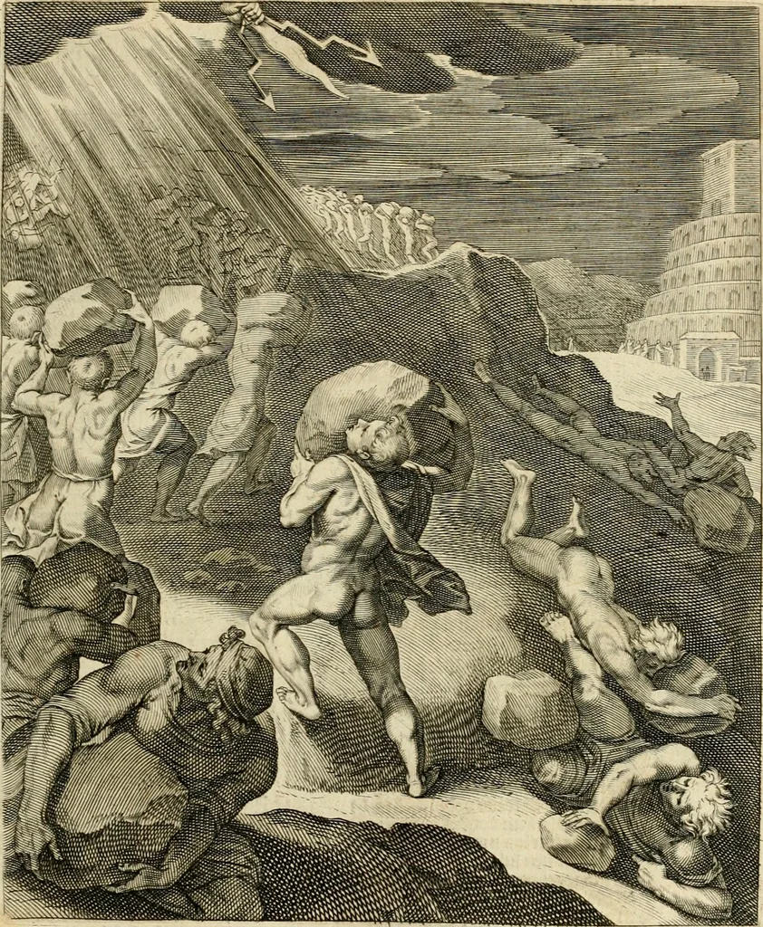 An illustration from Quinti Horatij Flacci Emblemata : imaginibus in aes incisis, notis[que] illustrata, 1612, leaf 178