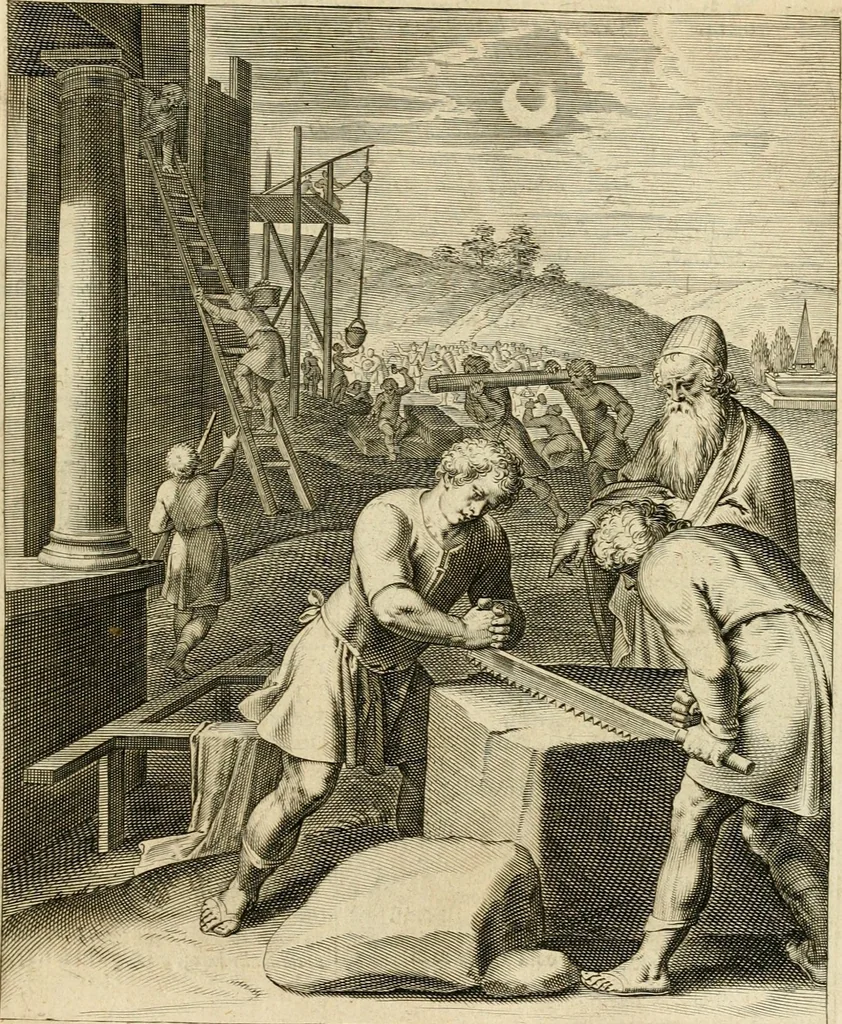 An illustration from Quinti Horatij Flacci Emblemata : imaginibus in aes incisis, notis[que] illustrata, 1612, leaf 198